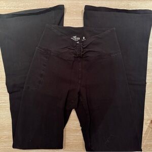 Hollister Black Flare Leggings - XS